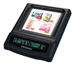 Настольный вакуум-флуоресцентный (VFD) Дисплей покупателя с монетницей DSP802U во Владимире