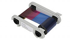 Полноцветная лента  (YMCKOK) для двусторонней печати на 200 оттисков с чистящим роликом во Владимире